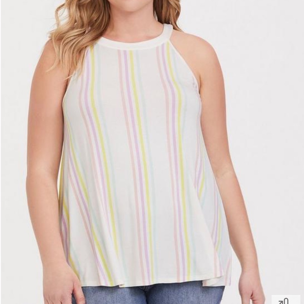 Torrid Super Soft High Neck Tank